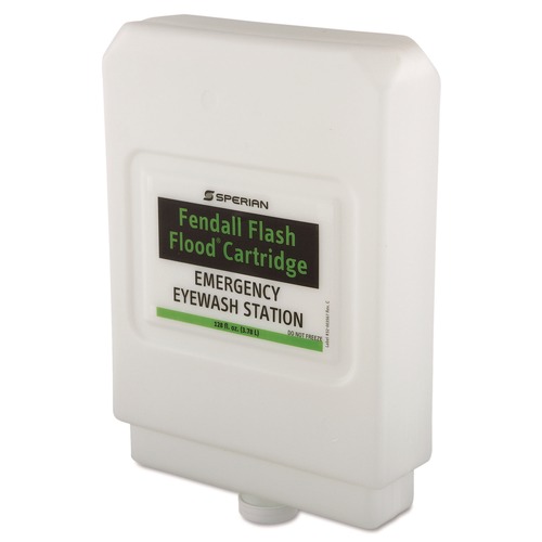 Eye Wash Stations | Honeywell 32-000401-0000 12 in. x 10 in. x 13 in. 1 gal. Fendall Flash Flood Eyewash Station Refill Cartridge (4/Carton) image number 0
