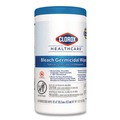 Cleaning Cloths & Wipes | Clorox Healthcare 30577 6 in. x 5 in. 1-Ply Bleach Germicidal Wipes - Unscented, White (150/Canister, 6 Canisters/Carton) image number 2