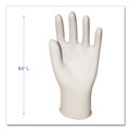Food Service Disposable & Single Use Gloves | Boardwalk BWK315MCT 4 mil 9.5 in. Long Powder-Free Synthetic Vinyl Gloves - Medium, Cream (100/Box, 10 Boxes/Carton) image number 3