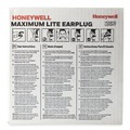 Ear Plugs | Howard Leight by Honeywell LPF-30 30NRR MAXIMUM Lite Corded Single-Use Earplugs - Green (100/Box) image number 4