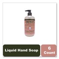 Hand Soaps | Mrs. Meyer's SJN391525 12.5 oz. Geranium Clean Day Liquid Hand Soap (6/Carton) image number 4