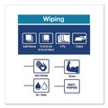 Cleaning Cloths & Wipes | Tork 440278 4-Ply 12.8 in. x 16.4 in. Unscented Industrial Paper Wiper - Blue (450/Carton) image number 5