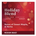Coffee - Caffeinated | Starbucks 12412029 Coffee K-Cups - Holiday Blend (22/Box) image number 3