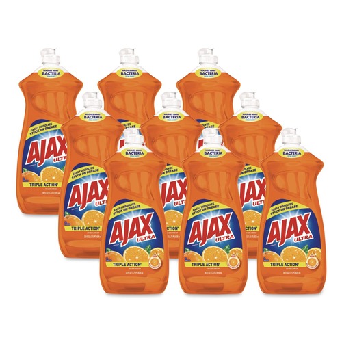 Dishwashing Detergents | Ajax 144678 28 oz Bottle Liquid Dish Detergent - Orange Scent (9/Carton) image number 0