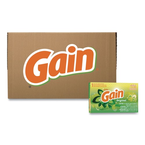 Laundry Detergents | Gain 49338 1.8 oz. Box Powder Laundry Detergent - Original Scent (156/Carton) image number 0