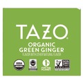Tea | Tazo 10794522003560 1.23 oz. Tea Bags - Organic Green Ginger (96/Carton) image number 3