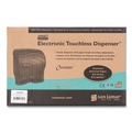 Towel Dispensers | San Jamar T8490TBK 11.88 in. x 9.1 in. x 14.4 in. Oceans Smart Essence Electronic Towel Dispenser - Black image number 4