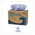 Cleaning Cloths & Wipes | Boardwalk BWK-P070IDB 8.26 in. x 16.75 in. Hydrospun Wipers - Blue (1000/Carton) image number 3