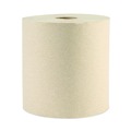 Perforated Roll & Hand Towels | Boardwalk WPBWK32GREEN 1-Ply 8 in. x 800 ft. Green Xtra Roll Towels - Natural (6 Rolls/Carton) image number 1