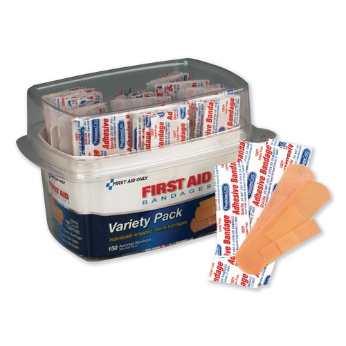 Bandages | PhysiciansCare by First Aid Only 90095 First Aid Bandages - Assorted (1-Kit) image number 0