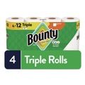 Perforated Roll & Hand Towels | Bounty 80799708 10.5 in. x 11 in. 2-Ply Kitchen Roll Paper Towels - White (24/Carton) image number 3