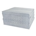 Sorbents | HOSPECO AS-MAB-PGV TASKBrand All Sorb 15 in. x 18 in. 0.22-Gallon Industrial Sorbent Pad - Gray (100/Pack) image number 1