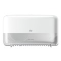 Toilet Tissue Dispensers | Tork 473200 14.17 x 5.08 x 8.23 Elevation Coreless High Capacity Bath Tissue Dispenser - White image number 0
