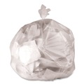 High-Density Trash Bags | Boardwalk Z8048WNKR01 40 in. x 48 in. 45 gal. 22 mic High-Density Can Liners - Natural (150/Carton) image number 2