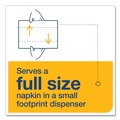 Dispenser Napkins | Tork DX800 2-Ply 6.5 in. x 8.39 in. Xpressnap Fit Interfold Dispenser Napkins - White (36/Carton) image number 7