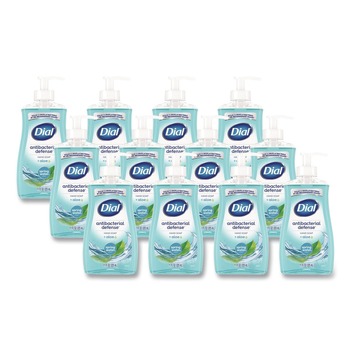  | Dial 17000 20952 11 oz. Antibacterial Liquid Hand Soap - Spring Water Scent (12/Carton)
