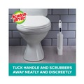 Toilet Brushes | Scotch-Brite 558-SK-4NP Toilet Scrubber Starter Kit (1 Handle and 5 Scrubbers) - White/Blue image number 6