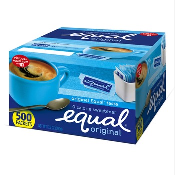 SWEETENERS | Equal 20015448 0.035 oz Packets Zero Calorie Sweetener (500/Box)