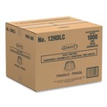 Cup Lids | Dart 12HDLC D-T Sundae/Cold Cup Lids fits Foam Cups - Clear (1000/Carton) image number 4