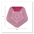Toilet & Urinal Deodorizers | Boardwalk WCBX-P-010I010I-01-AAS80- 0.11 oz WCBasix Urinal Screen - Apple Cinnamon Scent, Red (10/Box) image number 4