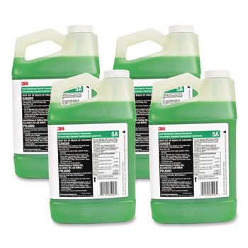 3M 7010386101 Quat Disinfectant Cleaner Concentrate Pleasant Scent 0.5 Gal Bottle 4/carton