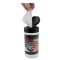 Cleaning Cloths & Wipes | Read Right RR15111 SurfaceKleen 6.38 in. x 5.4 in. Tub Premoistened Alcohol Cleaning Wipes - Unscented White (75/Pack) image number 2
