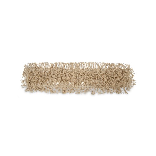 Mop Heads | Boardwalk BWK1336 36 in. x 5 in. Industrial Washable Dust Mop Head - White image number 0