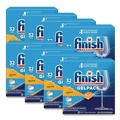 Dishwashing Detergents | FINISH 51700-81053 Box of 32 Dish Detergent Gelpacs - Orange Scent (8/Carton) image number 0