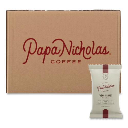 Coffee - Caffeinated | PapaNicholas Coffee 25183 Premium Coffee - French Roast (18/Carton) image number 0