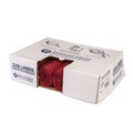 Waste Receptacles | Inteplast Group WSL2423R 10 gal. 1.3 mil 24 in. x 23 in. Institutional Low-Density Can Liners - Red (25 Bags/Roll, 10 Rolls/Carton) image number 1