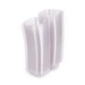 Food Containers & Lids | Eco-Products EP-LC6 6 in. x 6 in. x 3 in. Renewable and Compostable Plastic Clamshell Hinged Food Containers - Clear (240/Carton) image number 5