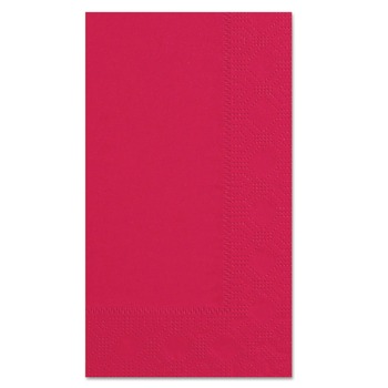 DINNER NAPKINS | Hoffmaster 180511 15 x 17 2-Ply Dinner Napkins - Red (1000/Carton)