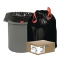 Drawstring & Kitchen Bags | Draw 'n Tie 1518606 30.5 in. x 33 in. 30 Gallon 1.2 mil Heavy-Duty Trash Bags - Black (200/Box) image number 3