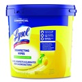 Cleaning Cloths & Wipes | LYSOL Brand 19200-99856 6 in. x 8 in. 1-Ply Professional Disinfecting Wipe Bucket - Lemon and Lime Blossom White image number 4