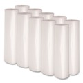 Low-Density Trash Bags | Boardwalk X8046DCKR01 40 in. x 46 in. 45 gal. 1.4 mil Recycled Low-Density Polyethylene Can Liners - Clear (100/Carton) image number 0