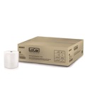 Perforated Roll & Hand Towels | LoCor 46901 8 in. x 1000 ft. 1-Ply Hard Wound Roll Towel - White (6/Carton) image number 2