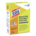 Scouring Pads & Sticks | S.O.S. 88320 2.4 in. x 3 in. Steel Wool Soap Pads (15 Pads/Box 12 Boxes/Carton) image number 3