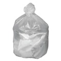 High-Density Trash Bags | Good 'n Tuff 1507822 24 in. x 24 in. 10-Gallon 6 mic. Waste Can Liners - Natural (1000/Carton) image number 2