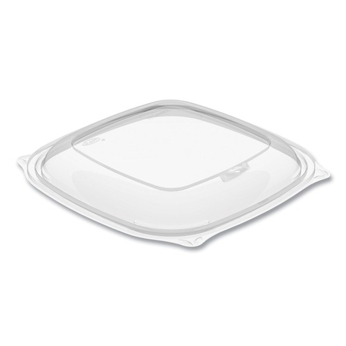 Food Containers & Lids | Dart PP2464BDL PresentaBowls Pro 8.5 x 8.5 x 1 Square Bowl Lids - Clear (252/Carton) image number 0