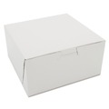 Bakery Boxes & Containers | SCT 905 6 in. x 6 in. x 3 in. Paper One-Piece Non-Window Bakery Boxes - White (250/Carton) image number 0