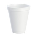 Cups | Dart 12J16 12 oz. Squat Foam Drink Cups - White (1000/Carton) image number 3