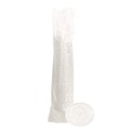 Cup Lids | Boardwalk BWKPET910STRAWPK 9 oz. to 10 oz. Crystal-Clear Cold Cup Straw-Slot Lids - Clear (100/Pack) image number 1