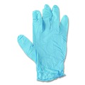Janitorial Disposable & Single Use Gloves | Boardwalk 382SBXA 5 mil. Disposable Examination Nitrile Gloves - Small, Blue (100/Box) image number 2