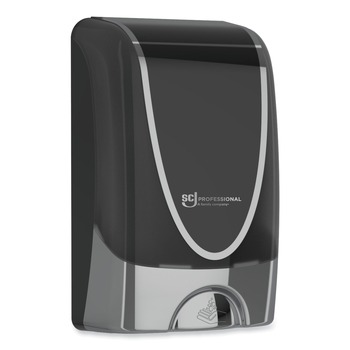 SC Johnson TF2CHR TouchFREE 1.2 L 6.7 in. x 4 in. x 10.9 in. Ultra Dispenser - Black/Chrome (8/Carton)