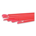 Straws/Stems/Sticks | AmerCareRoyal RJSS10 10.25 in. Plastic Jumbo Spoon Straw - Red (5400/Carton) image number 3