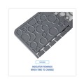 Safety Mats | Boardwalk FCMP000I006M0021430GRY 22 in. x 22 in. Non-Slip Rubber Commode Mat 2.0 Disposable Toilet Floor Mat - Gray/White (6/Carton) image number 5