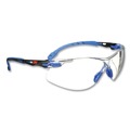 Eye Protection | 3M S1101SGAF Solus 1000 Series Safety Glasses - Blue Plastic Frame Clear Polycarbonate Lens image number 0