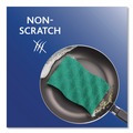 Scouring Pads & Sticks | O-Cedar 169431CT 2.63 in. x 4.25 in. x 1 in. Scrunge Non-Scratch Scrub Sponge - Green/Blue (8 Packs/Carton) image number 2