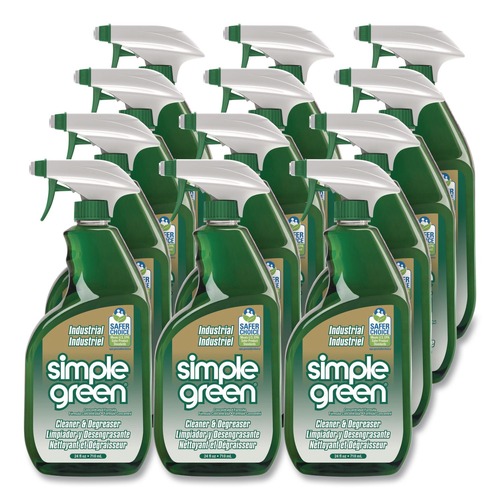Industrial Cleaning Products | Simple Green 2710001213012 24 oz. Concentrated Industrial Cleaner and Degreaser Spray (12/Carton) image number 0