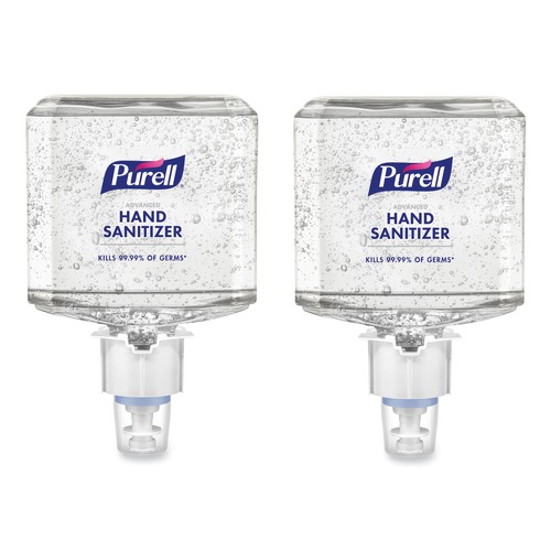 Hand Sanitizers | PURELL 6463-02 1200 ml Clean Scent Advanced Hand Sanitizer Gel Refill for ES6 Dispensers (2/Carton) image number 0